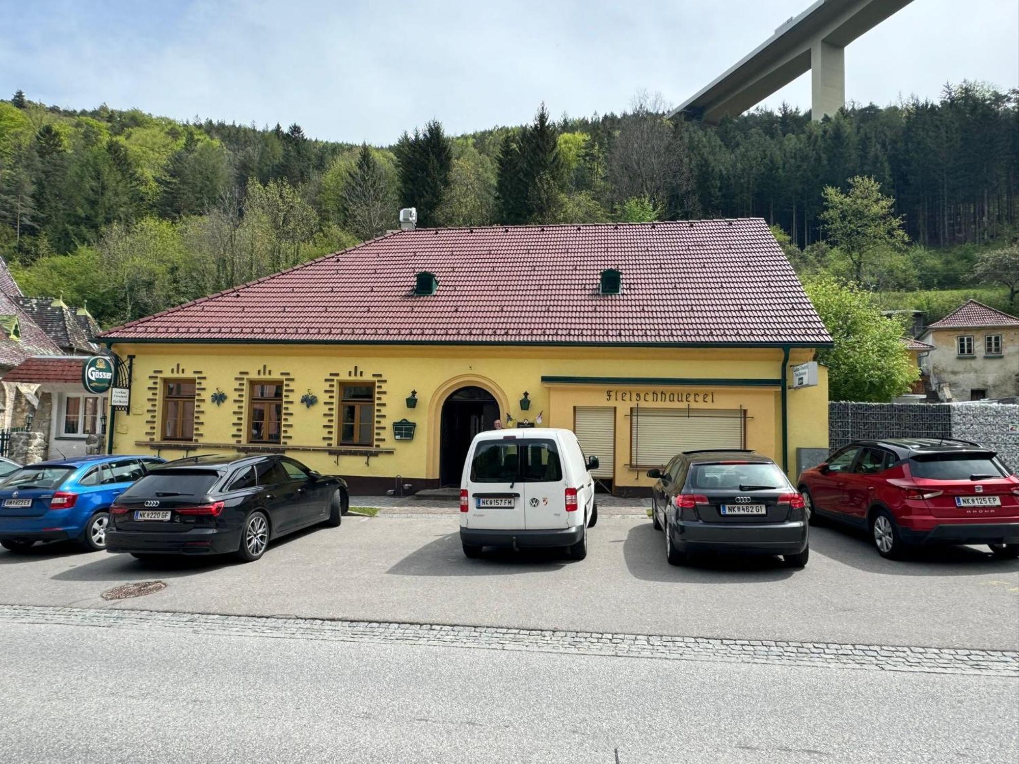 Schoene Ferienwohnung Schottwien Buitenkant foto