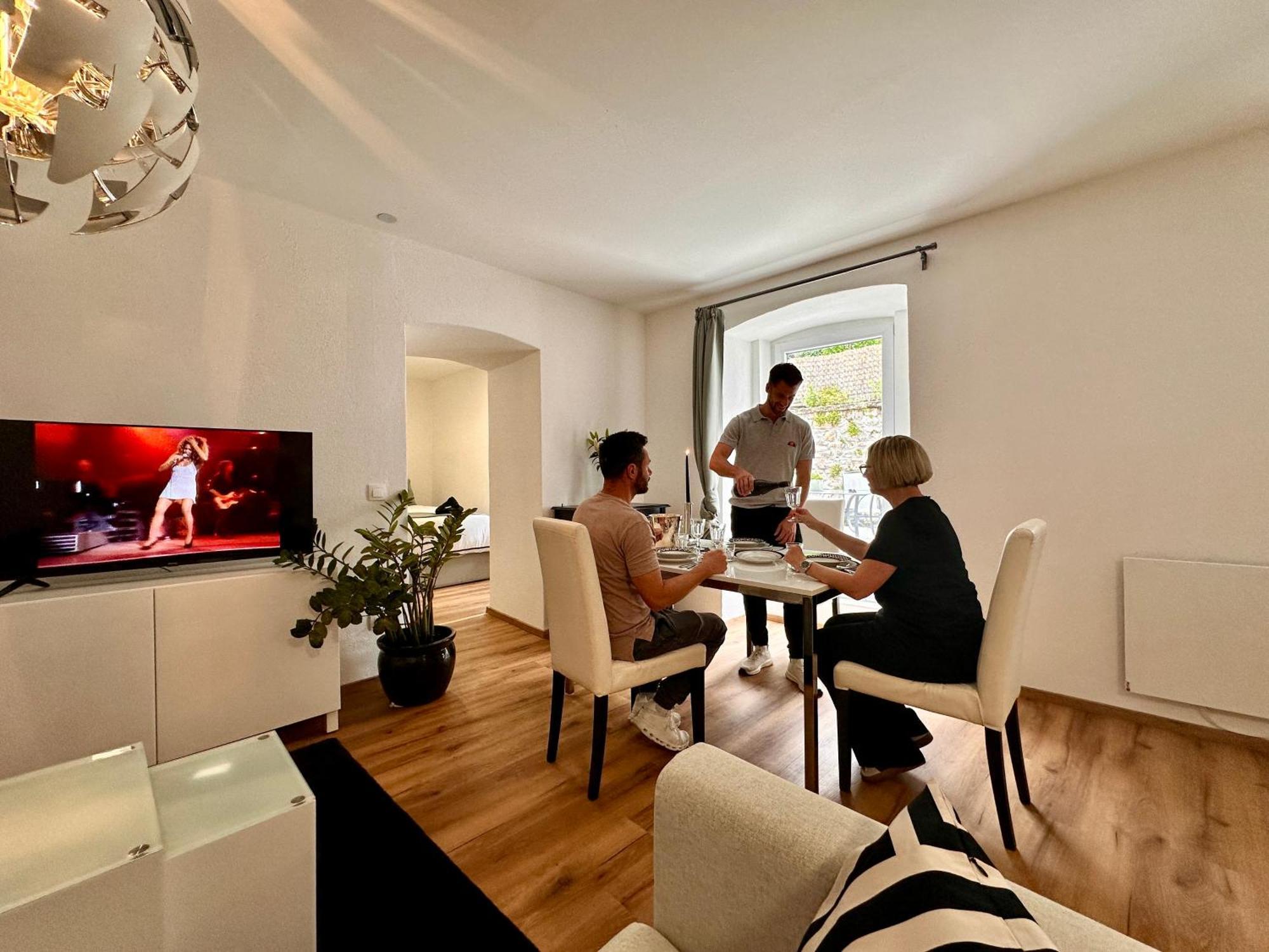 Schoene Ferienwohnung Schottwien Buitenkant foto