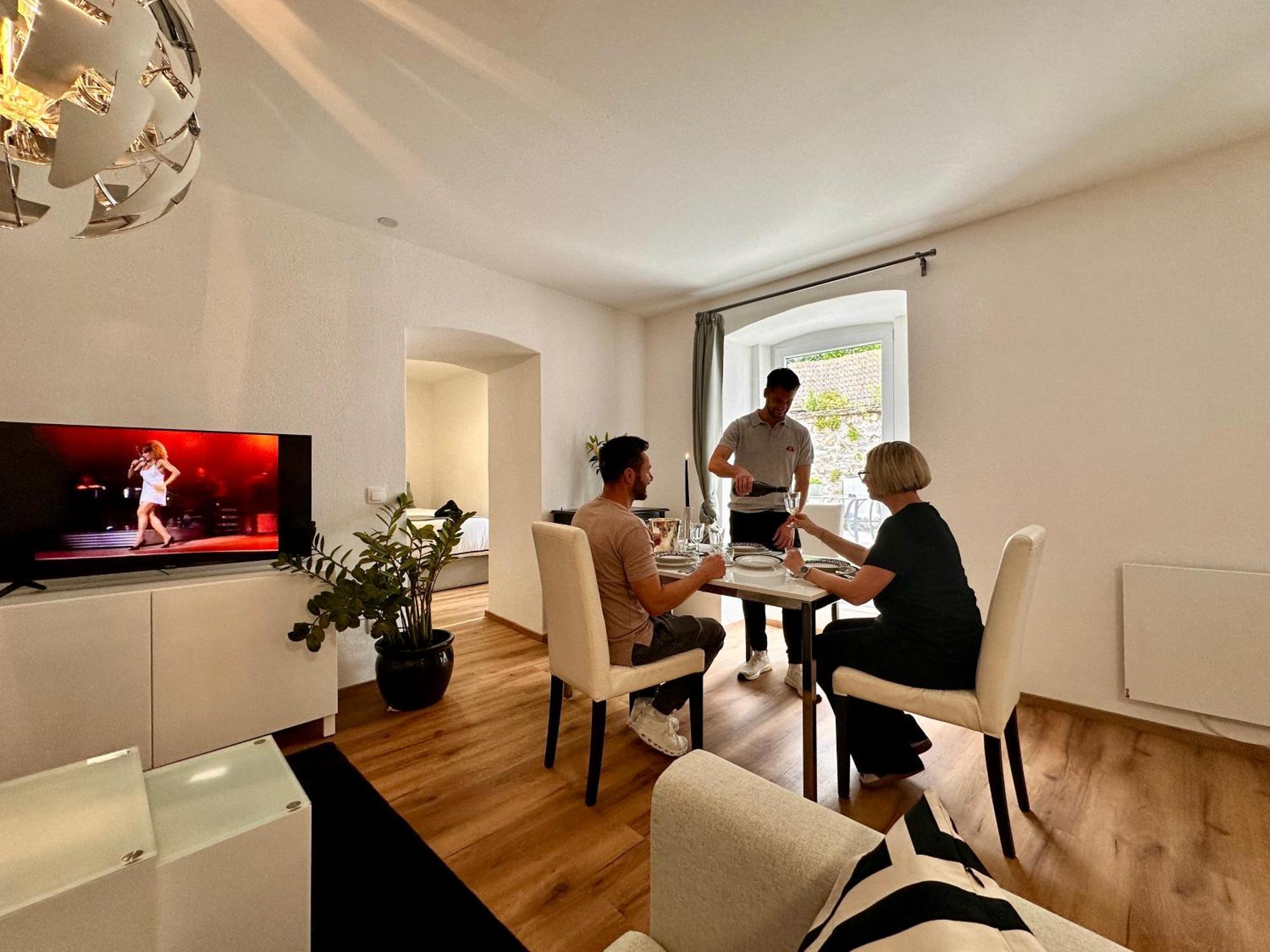 Schoene Ferienwohnung Schottwien Buitenkant foto