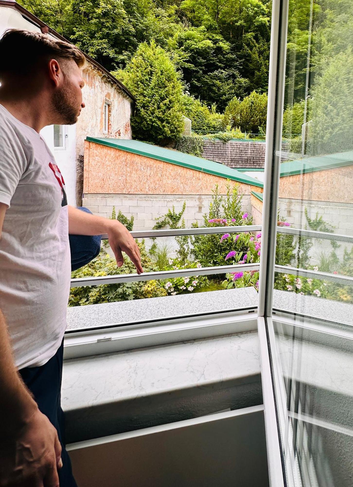 Schoene Ferienwohnung Schottwien Buitenkant foto